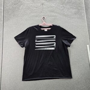 Jordan Men Shirt XXL Black Retro 11 XI Jumpman Logo Activewear Short Sleeve